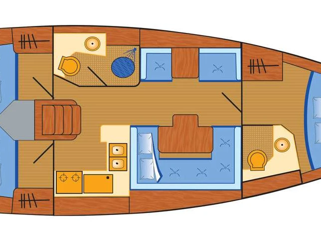 Yacht charter Barth cheap Sun Odyssey 409