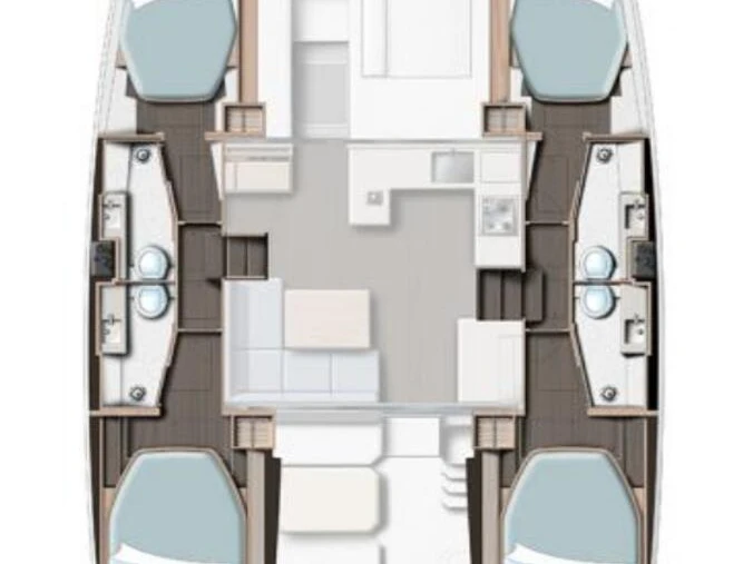 Catamaran for rent Cannigione at the best price