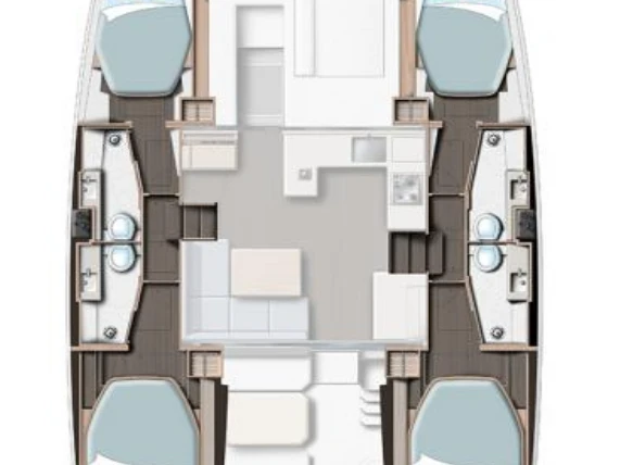 Leopard Catamarans / Robertson & Caine Leopard 42 - 4 cab. in Procida on SamBoat