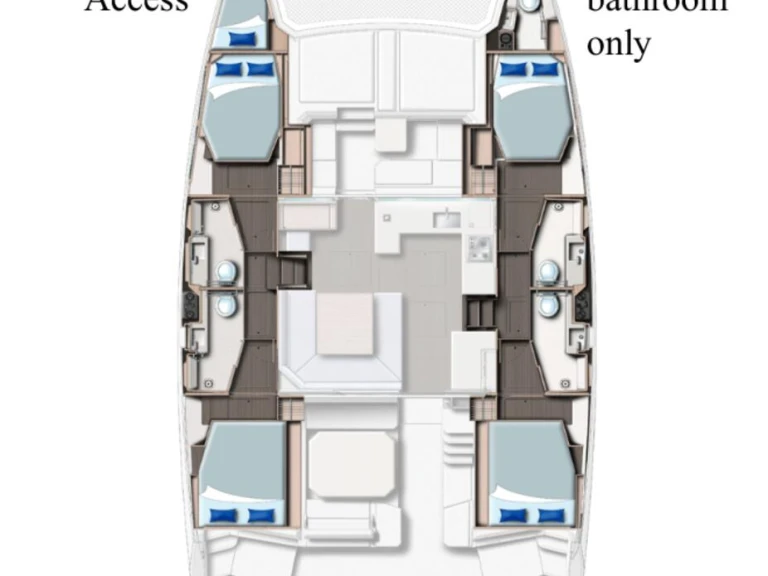 Yacht charter Cannigione cheap Leopard 45