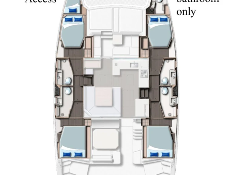 Catamaran rental in Procida - Leopard Catamarans / Robertson & Caine Leopard 45