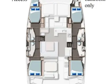 Catamaran rental in Procida - Leopard Catamarans / Robertson & Caine Leopard 45