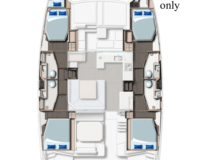 Boat rental Leopard Catamarans / Robertson & Caine Leopard 45 in Cannigione on Samboat