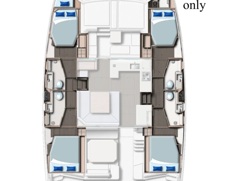 Catamaran rental with or without captain Leopard Catamarans / Robertson & Caine Procida