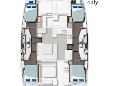 Catamaran rental with or without captain Leopard Catamarans / Robertson & Caine Procida