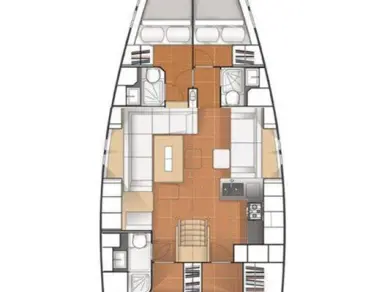 Hanse Hanse 545 charter bareboat or captained in  Split