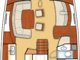 Bareboat Rental Sailboat Bénéteau with a boat licence