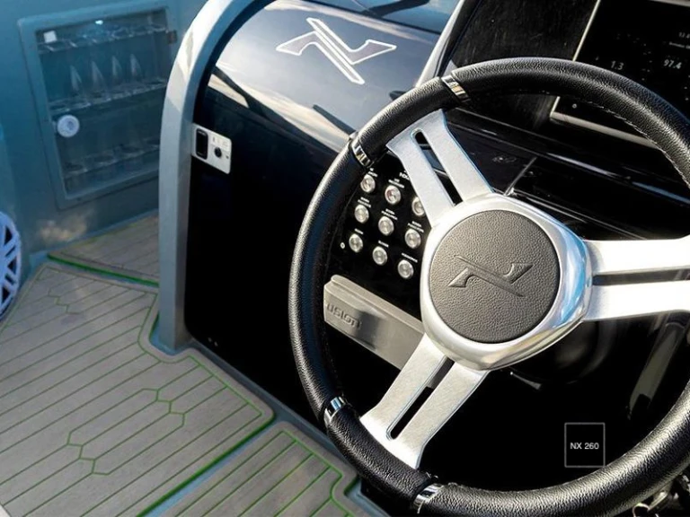 Bareboat Rental Motorboat NX Boats with a boat licence