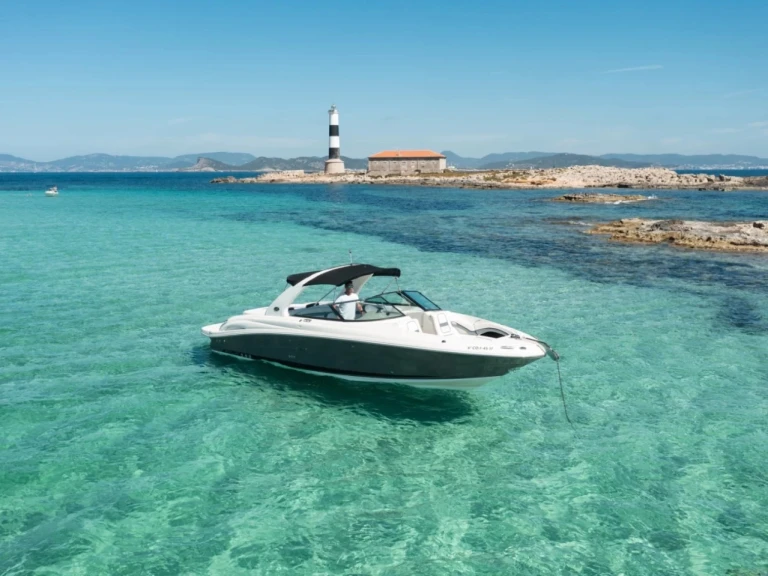 Bareboat Rental Motorboat Sea Ray with a boat licence