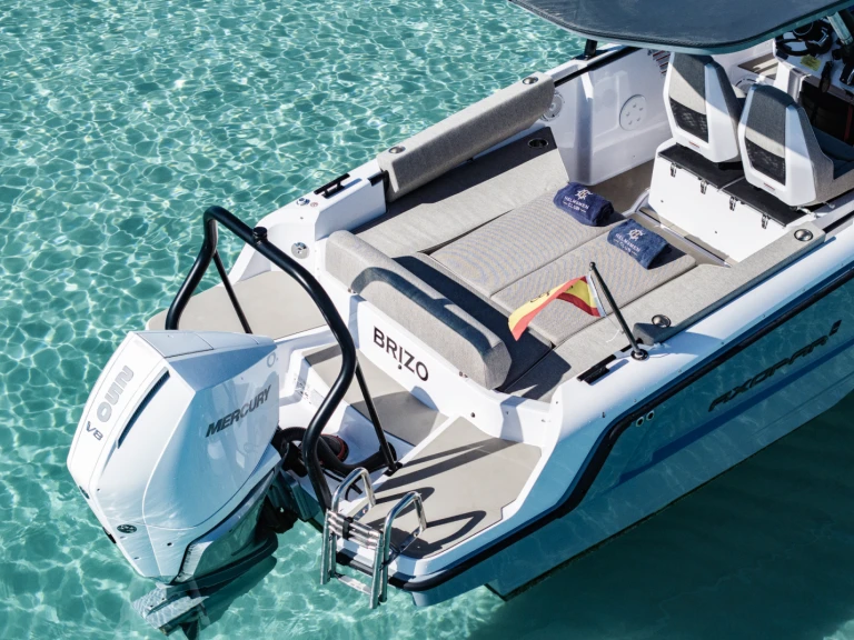 Axopar 25 charter bareboat or captained in  Santa Eulària des Riu