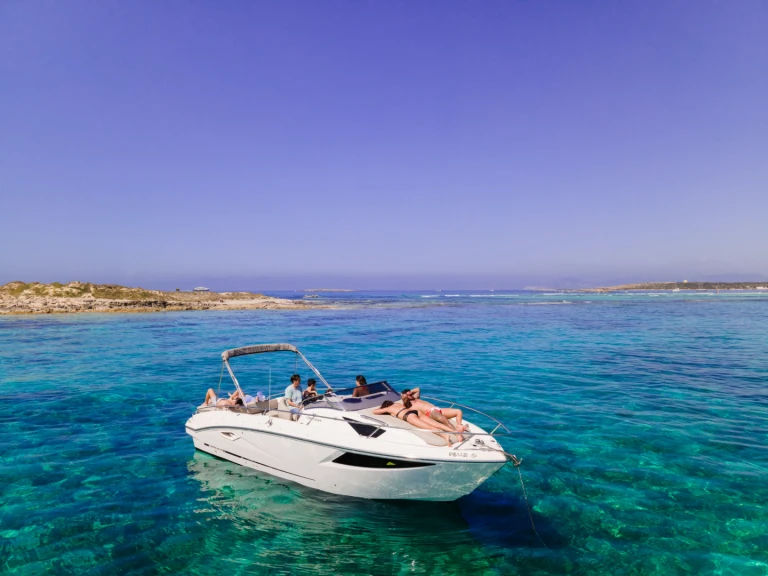 Motorboat rental with or without captain Cranchi Marina Botafoch