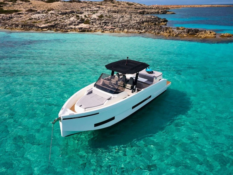 De Antonio D32 charter bareboat or captained in  Marina Botafoch