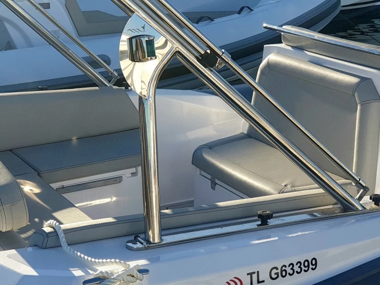 Bareboat Rental RIB Zodiac with a boat licence