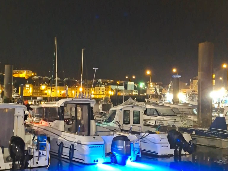 Jeanneau Merry Fisher 695 Marlin charter bareboat or captained in  Dieppe