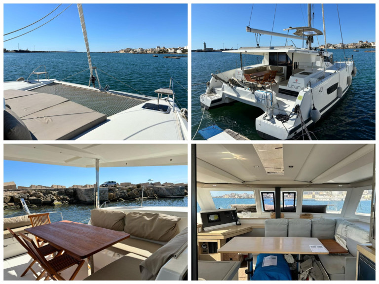 Fountaine Pajot Lucia 40 charter bareboat or captained in  Carloforte