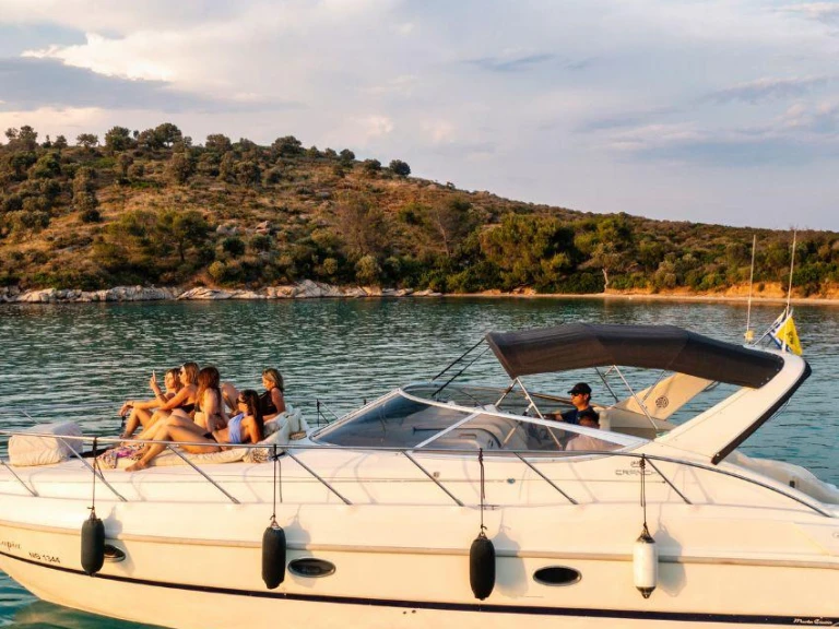 Cranchi Zaffiro 34 charter bareboat or captained in  Vieux Port de Cannes