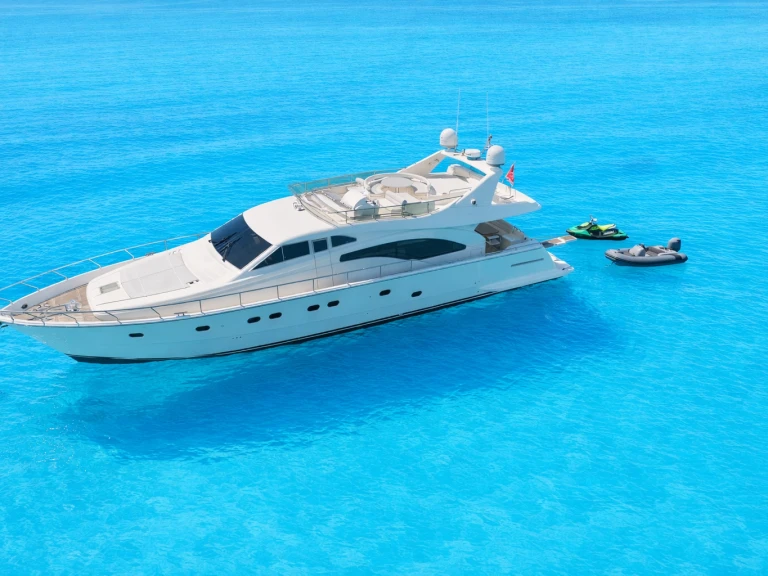 Ferretti FERRETTI 68 charter bareboat or captained in  Mykonos (City)
