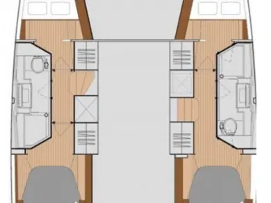 Bareboat Rental Catamaran Fountaine Pajot with a boat licence