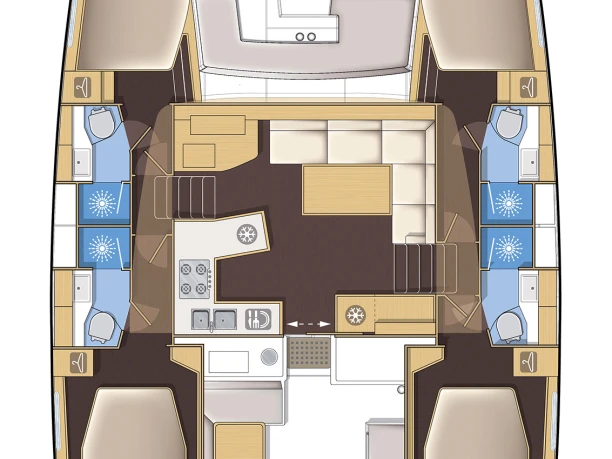 Yacht charter Gouvia cheap Lagoon 450 F