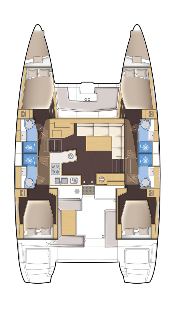 Yacht charter Gouvia cheap Lagoon 450 F