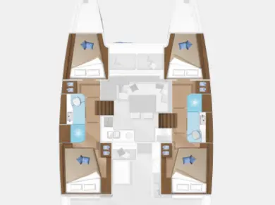 Rent a Lagoon Lagoon 40 Novi Vinodolski