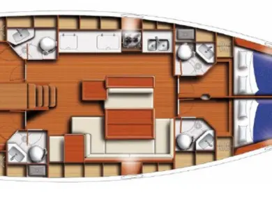 Bareboat Rental Sailboat Bénéteau with a boat licence