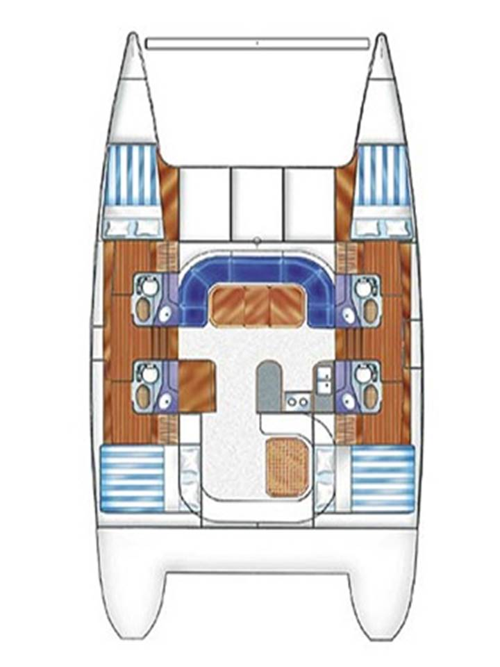Catamaran rental with or without captain Nautitech Corazón de Jesús Island