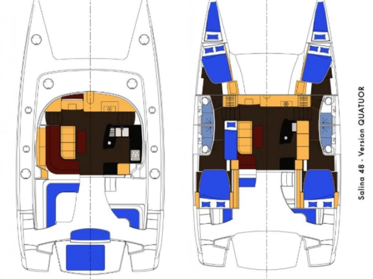 Bareboat Rental Catamaran Fountaine Pajot with a boat licence