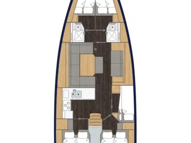 Yacht charter Alimos cheap Bavaria C45 Holiday