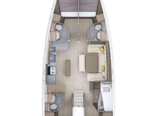 Yacht charter Gouvia cheap Oceanis 52 - 6 cab.