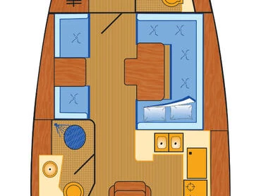 Sailboat rental with or without captain Jeanneau Heiligenhafen