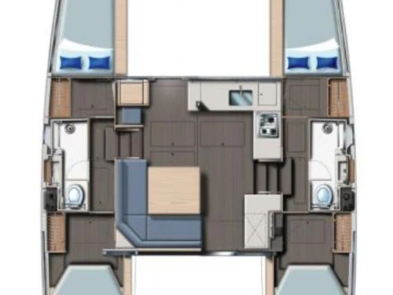 Catamaran rental with or without captain Leopard Catamarans / Robertson & Caine Furnari