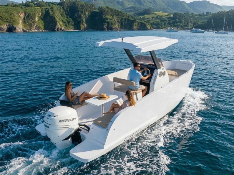 Motorboat rental with or without captain Cattleya Gijón