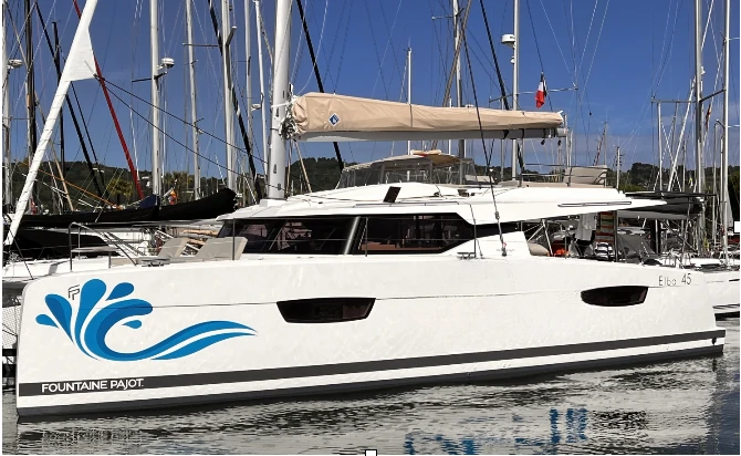 Bareboat Rental Catamaran Fountaine Pajot with a boat licence