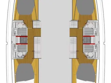 Catamaran rental in Biograd na Moru - Fountaine Pajot Astrea 42