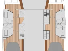 Catamaran rental with or without captain Fountaine Pajot Biograd na Moru