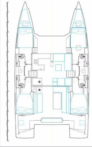 Catamaran rental in Biograd na Moru - Nautitech Nautitech 46 Fly
