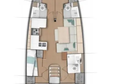 Sailboat rental with or without captain Jeanneau Trogir