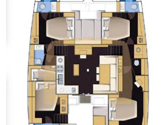 Yacht charter Eden Island cheap Lagoon 52 F