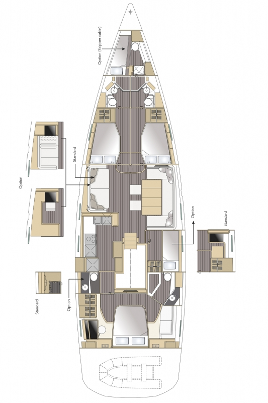 Sailboat rental in Pula - Jeanneau Jeanneau 64