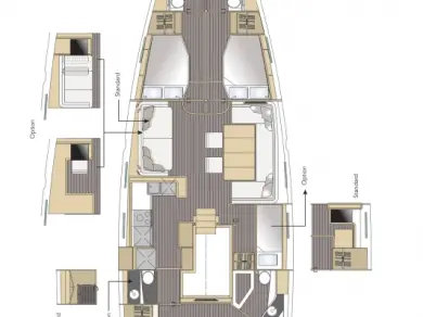 Sailboat rental in Pula - Jeanneau Jeanneau 64