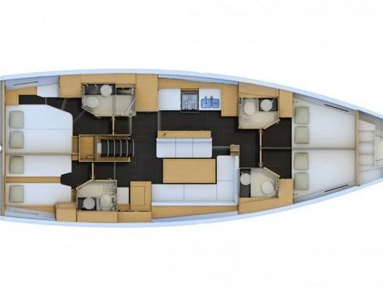 Jeanneau Jeanneau 54 charter bareboat or captained in  Kos