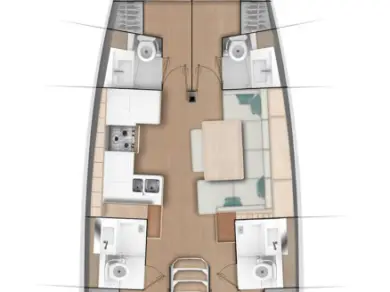 Sailboat rental with or without captain Jeanneau Gouvia