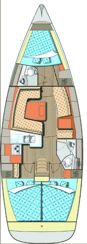 Bareboat Rental Sailboat Elan with a boat licence