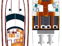 Bareboat Rental Luxury Yacht Bénéteau with a boat licence