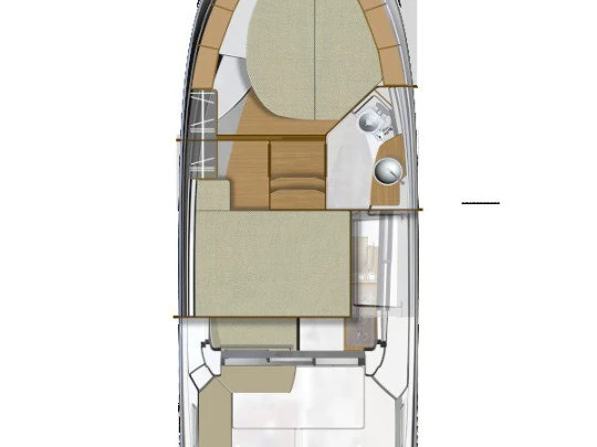 Motorboat rental in Split - Bénéteau Antares 9 OB