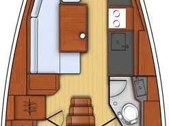 Sailboat rental with or without captain Bénéteau Split