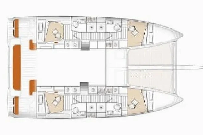 Catamaran rental in Lygia - Excess Excess 14