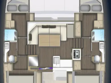 Catamaran rental in Novi Vinodolski - Aventura Aventura 37