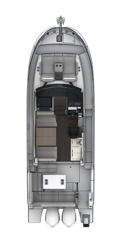 Bareboat Rental Motorboat Jeanneau with a boat licence